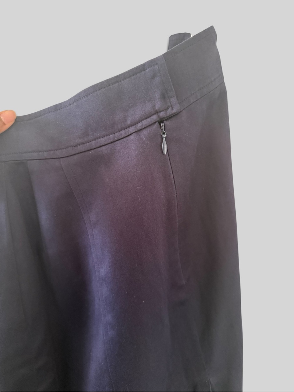 CHANEL Dark Navy A-Line Skirt - Picture 13 of 14
